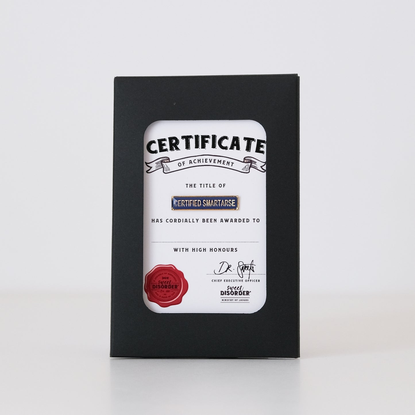 Certified Smartarse Award Badge