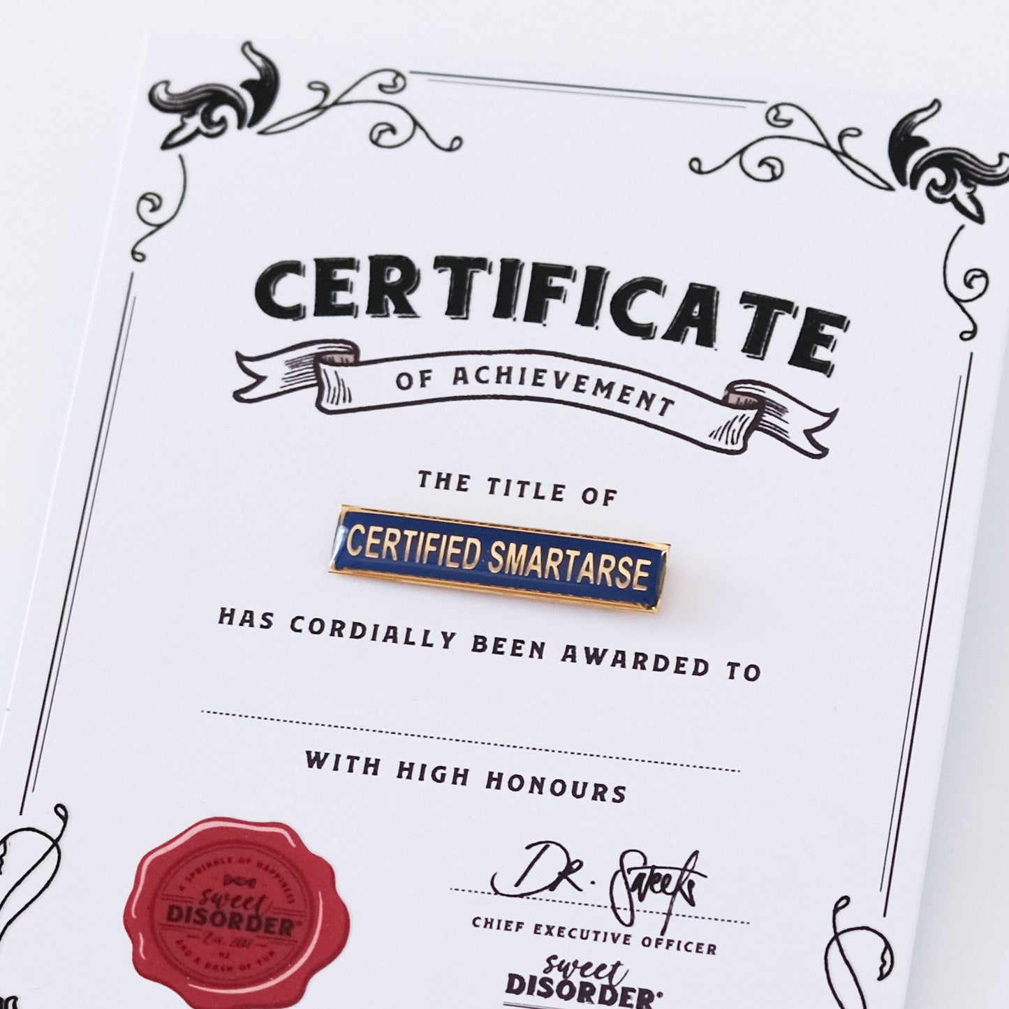 Certified Smartarse Award Badge