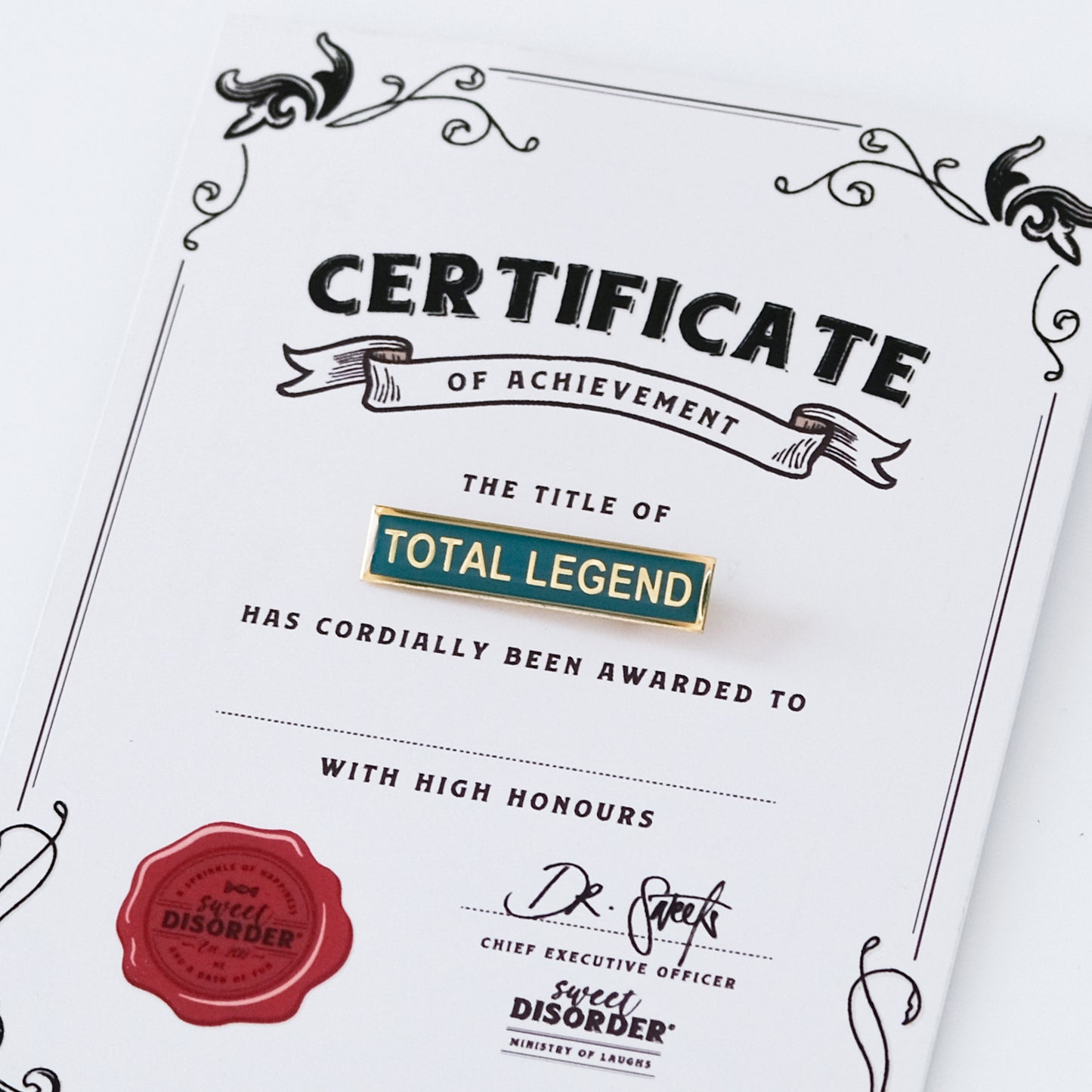 Total Legend Award Badge