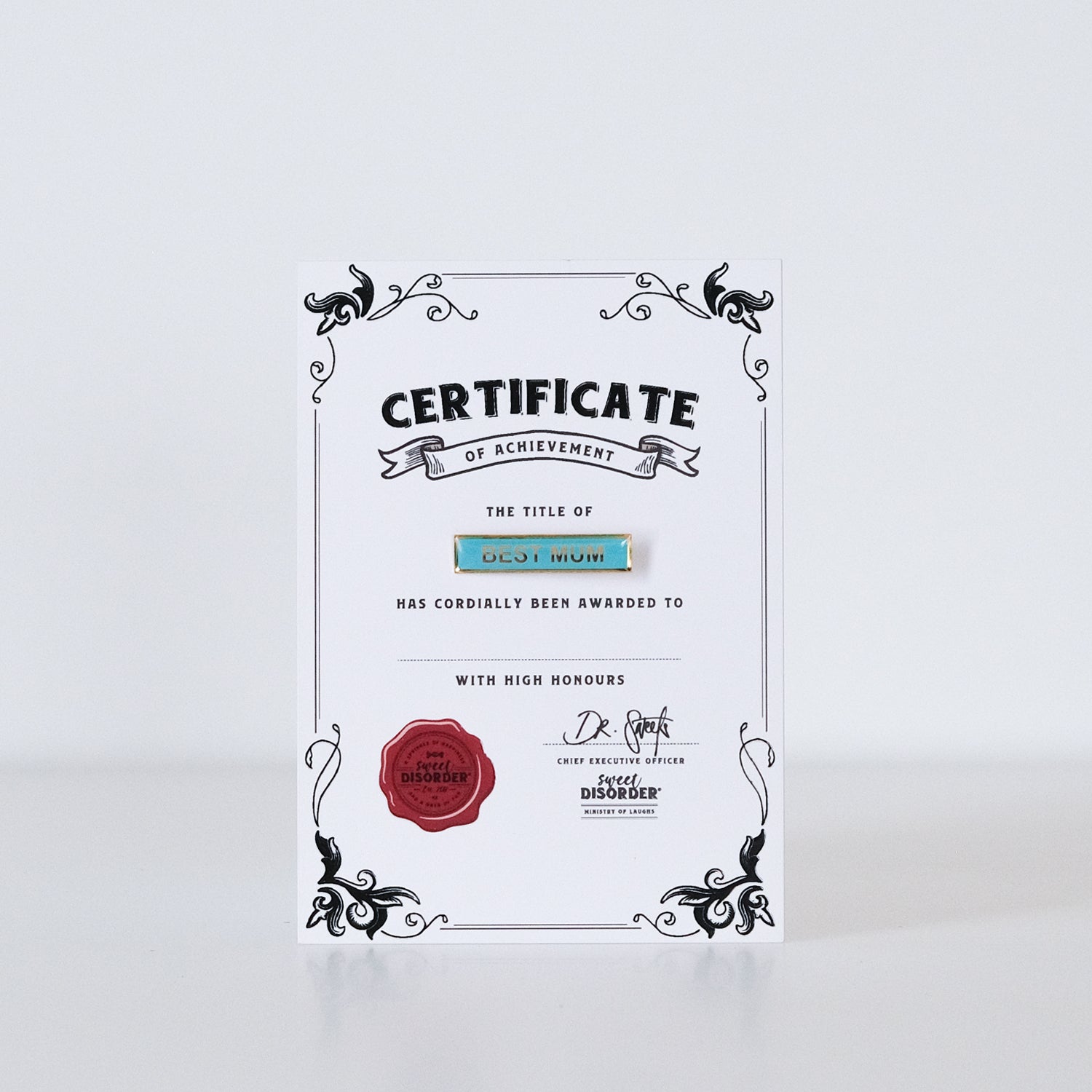 Best Mum Award Badge