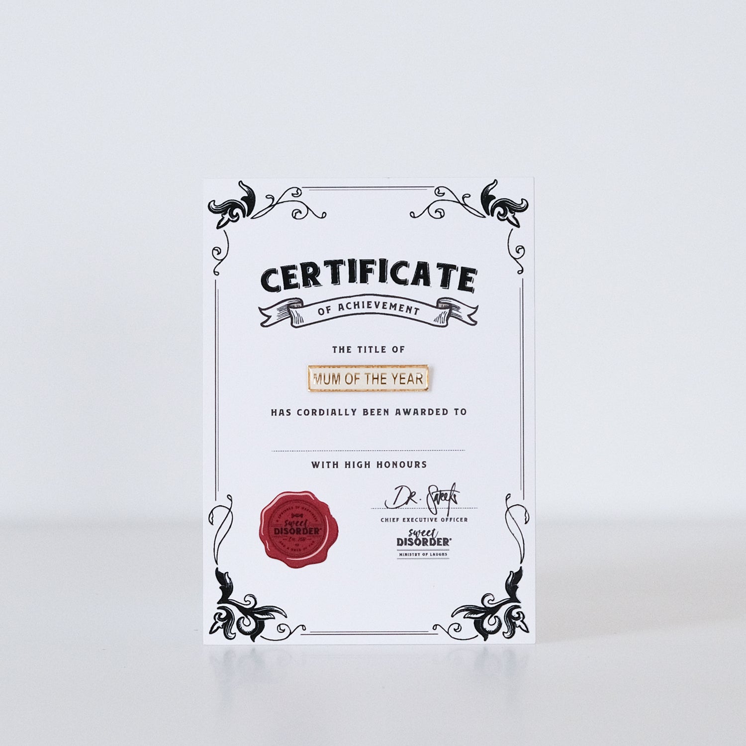 Mum of the Year Award Badge