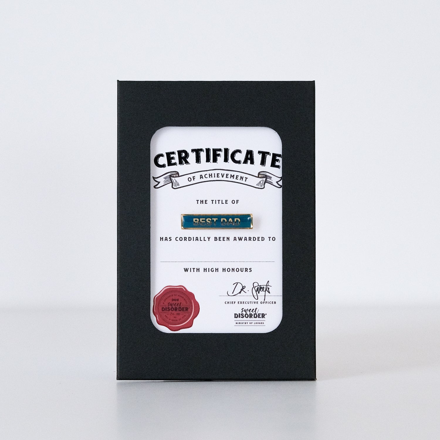 Best Dad Award Badge