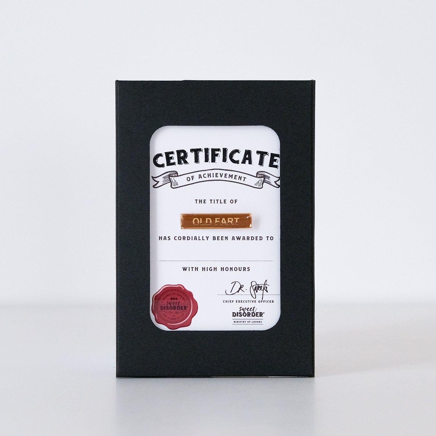 Old Fart Award Badge