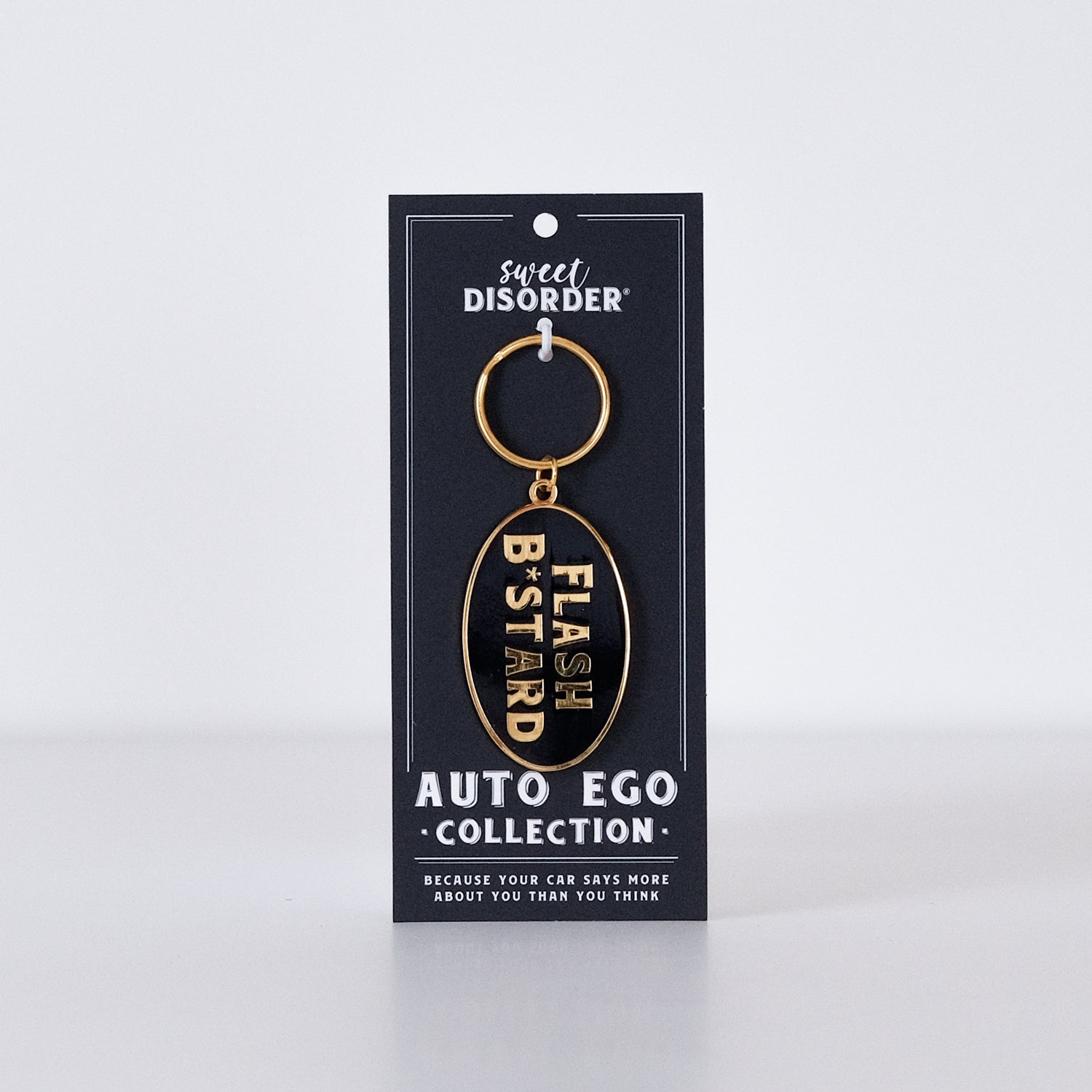 FLASH B*STARD KEYRING