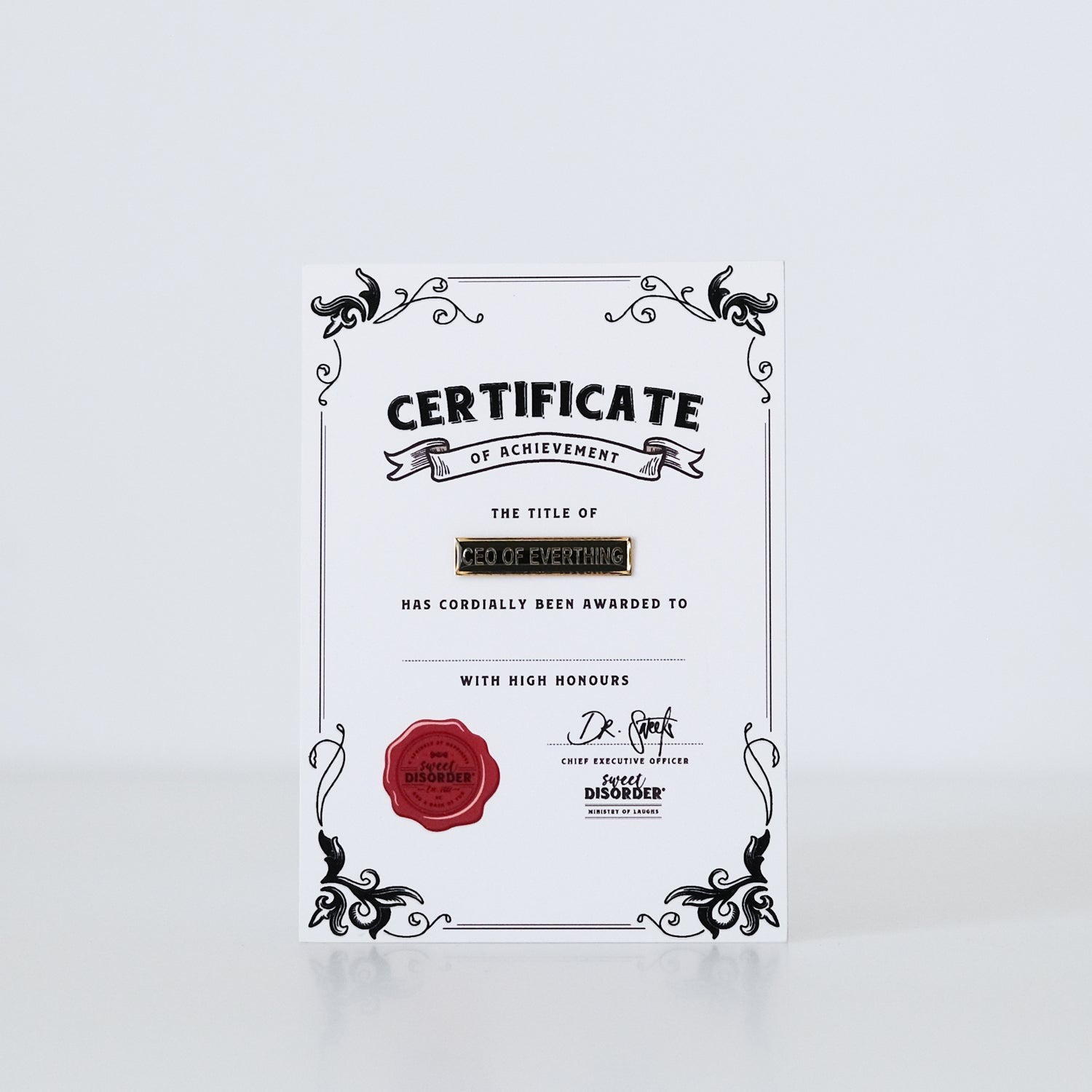 CEO of Everything Award Badge