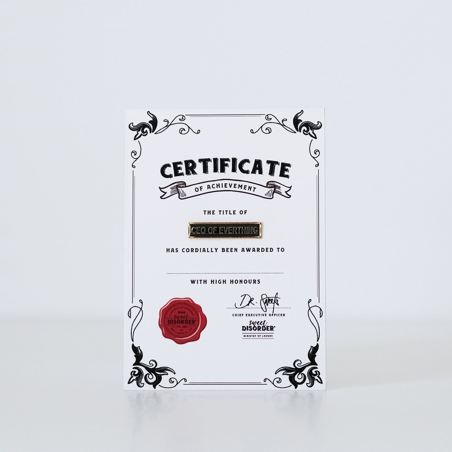 CEO of Everything Award Badge