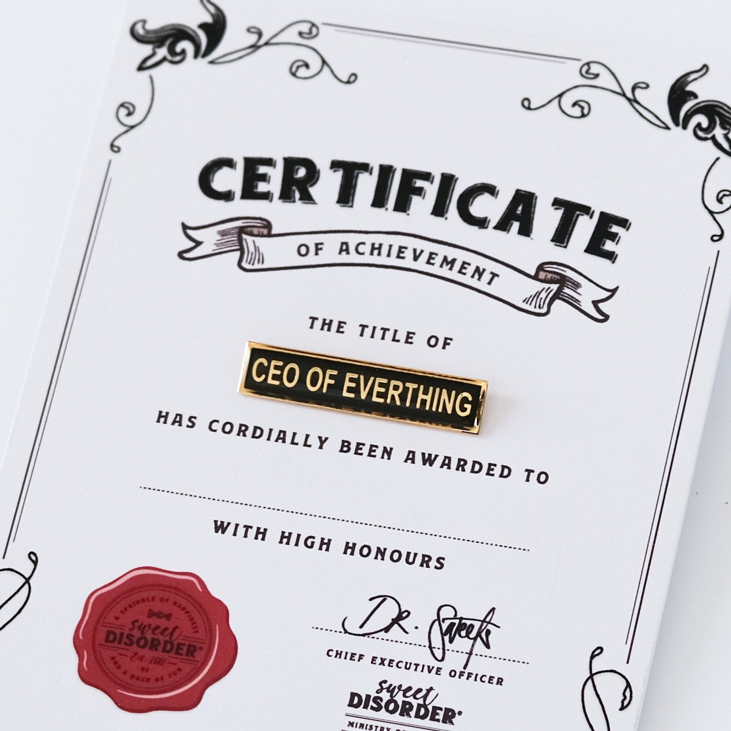 CEO of Everything Award Badge