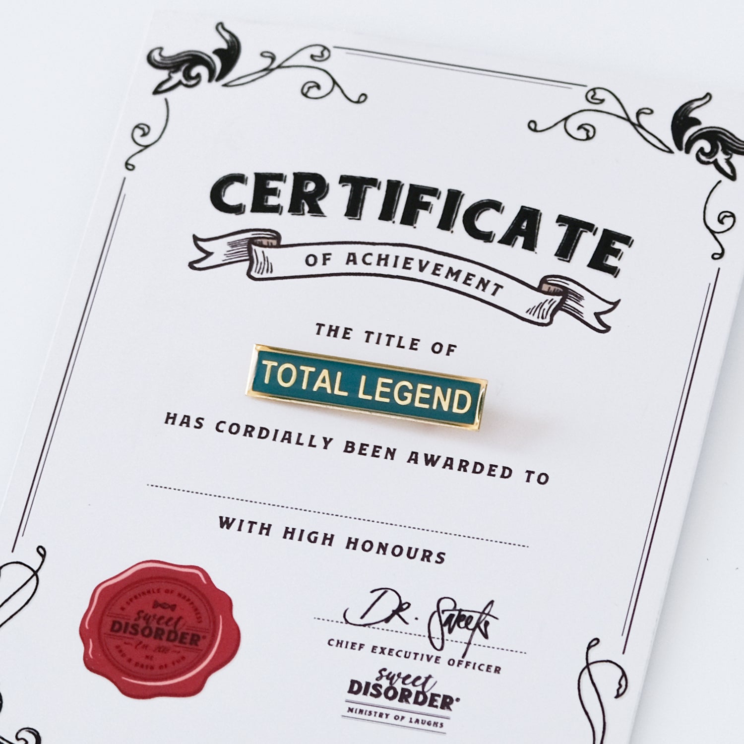 Total Legend Award Badge